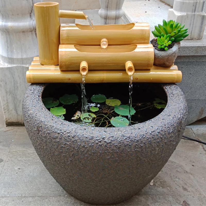 Handcrafted Bamboo Water Spout – DIY Zen Fountain Kit