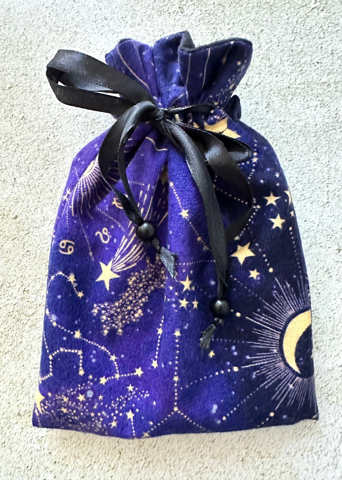 Purple Constellation Tarot Card Bag – Witchy Gift for Tarot Readers & Astrology Lovers