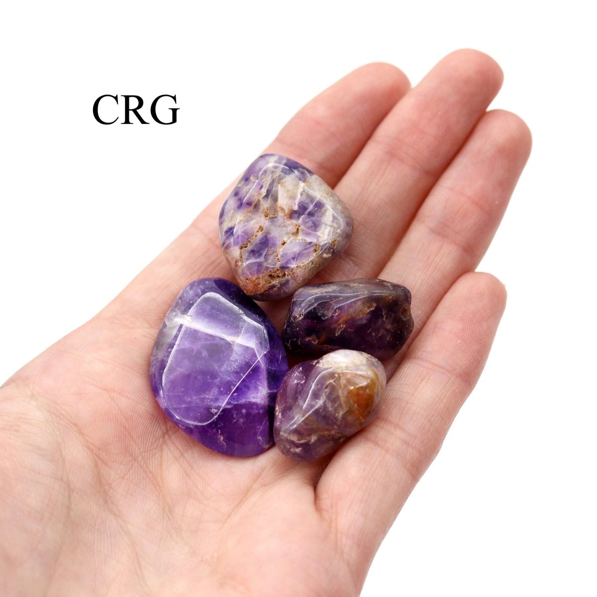Tumbled Banded Amethyst 20-50mm (1 Pound)