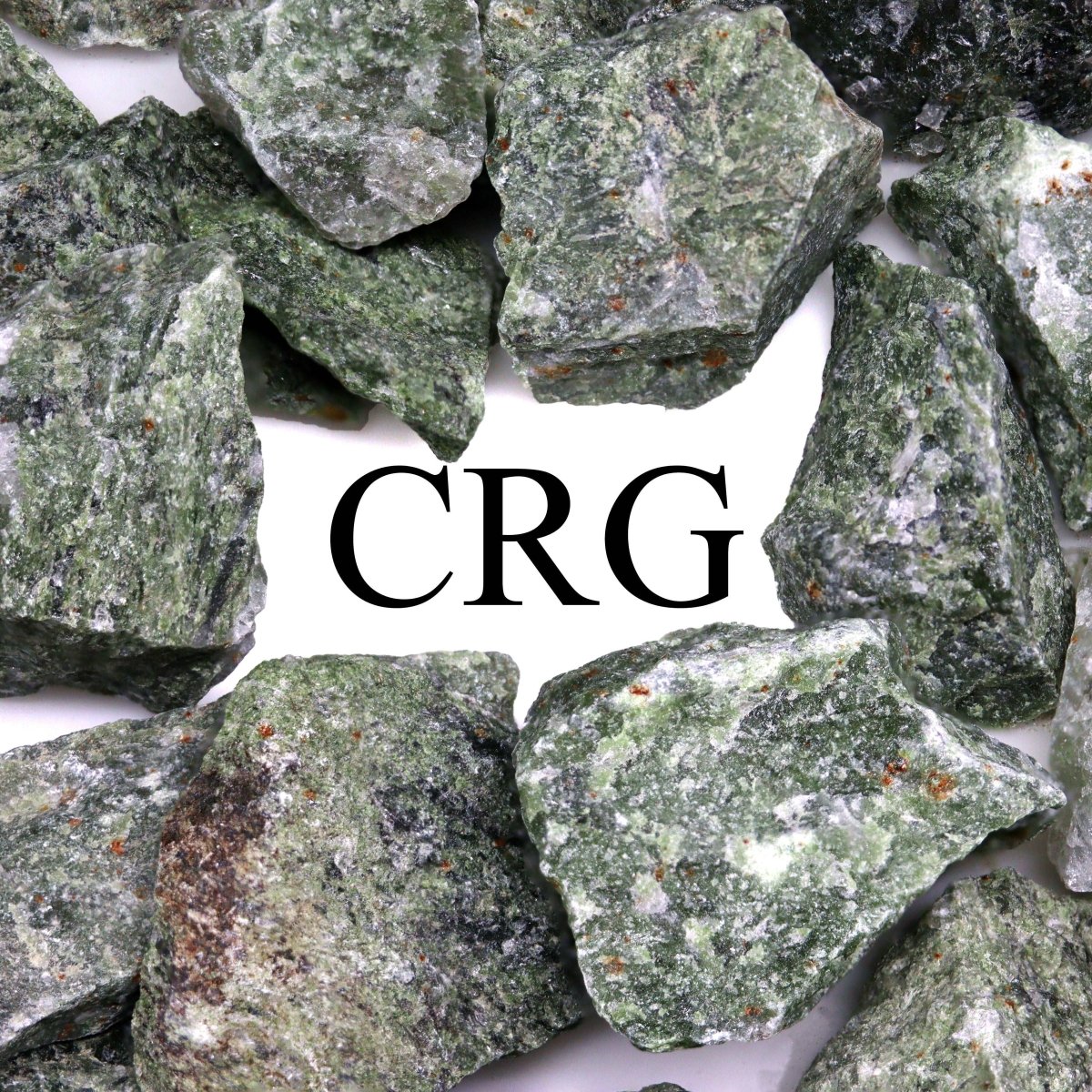5 KILO LOT - Brazilian Rough Green Serpentine 2-4 CM AVG