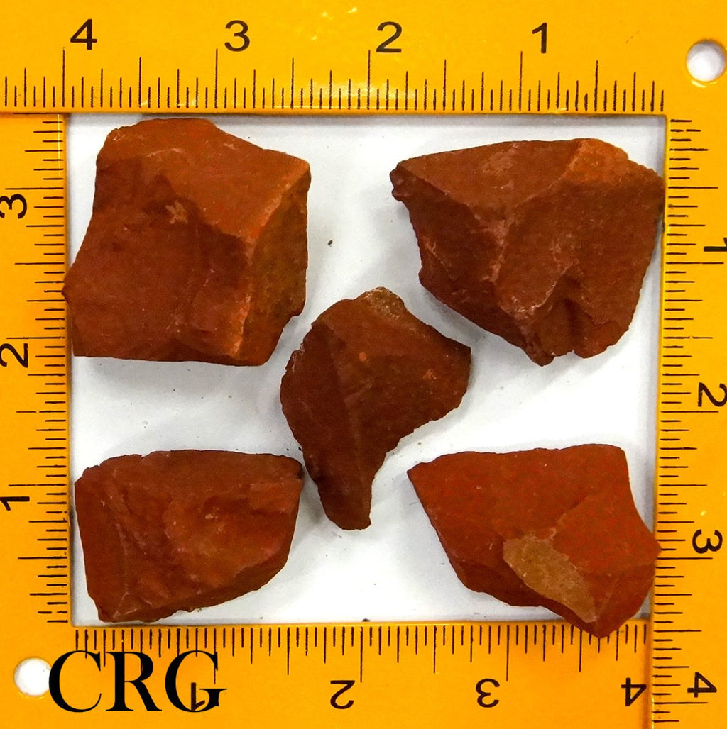 5 KILO LOT - Rough Brazilian Red Jasper / 2-4 CM AVG