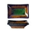 Japanese Small Ceramic Sauce Dish – Botanical Dip & Condiment Plate (10cm)