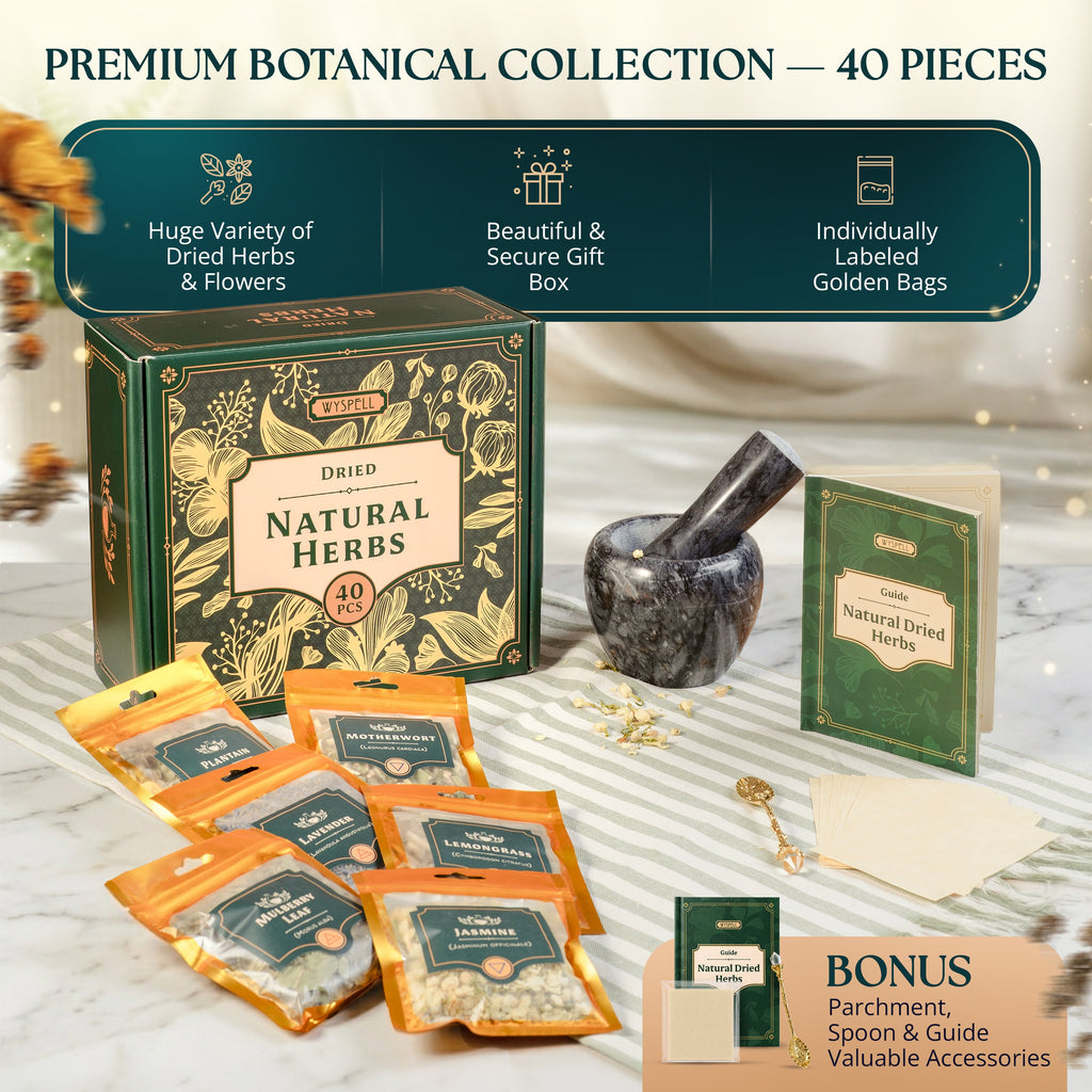 40 PCS Dried Herbs