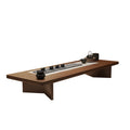 Solid Wood Low Coffee Table – New Chinese & Japanese Bay Window Platform Table