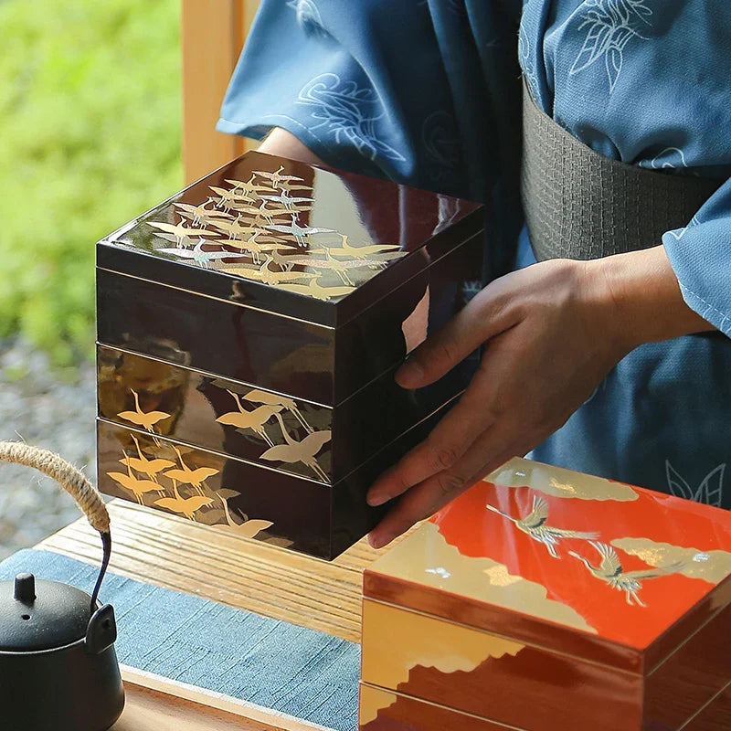 Japanese Yamanaka Lacquerware Jewelry Box – Small Bracelet & Ring Storage