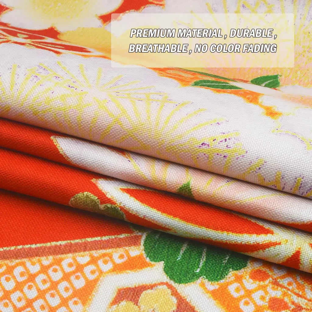 Japanese Noren Door Curtain – Traditional Oriental Auspicious Decor