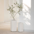 Large Ceramic-Finish Fiberglass Planter Pots – Indoor & Outdoor Garden Floor Planters