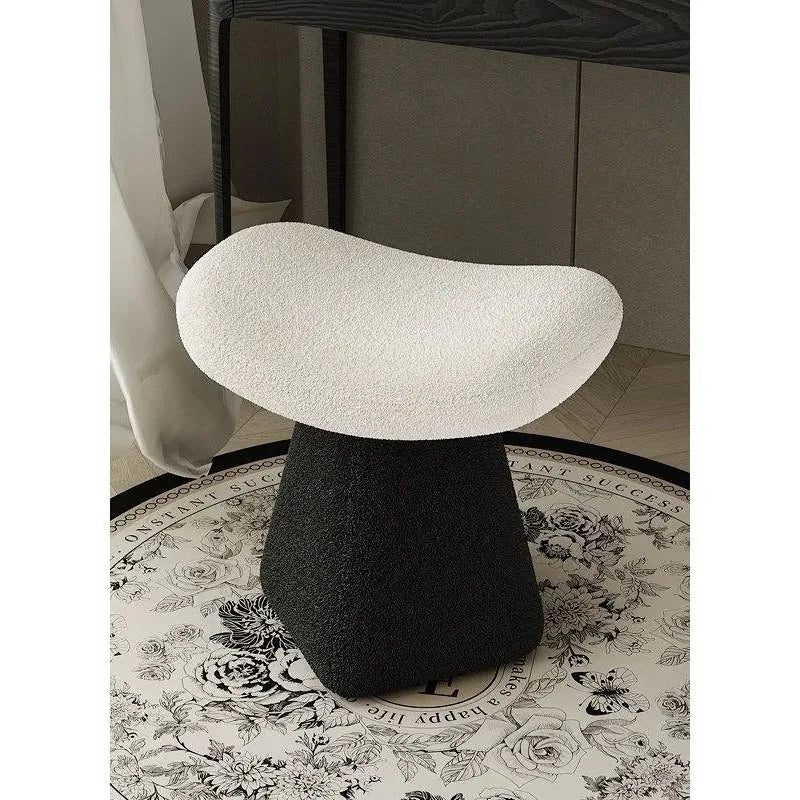 Light Luxury Upholstered Vanity Stool – Elegant Makeup Chair & Piano Bench
