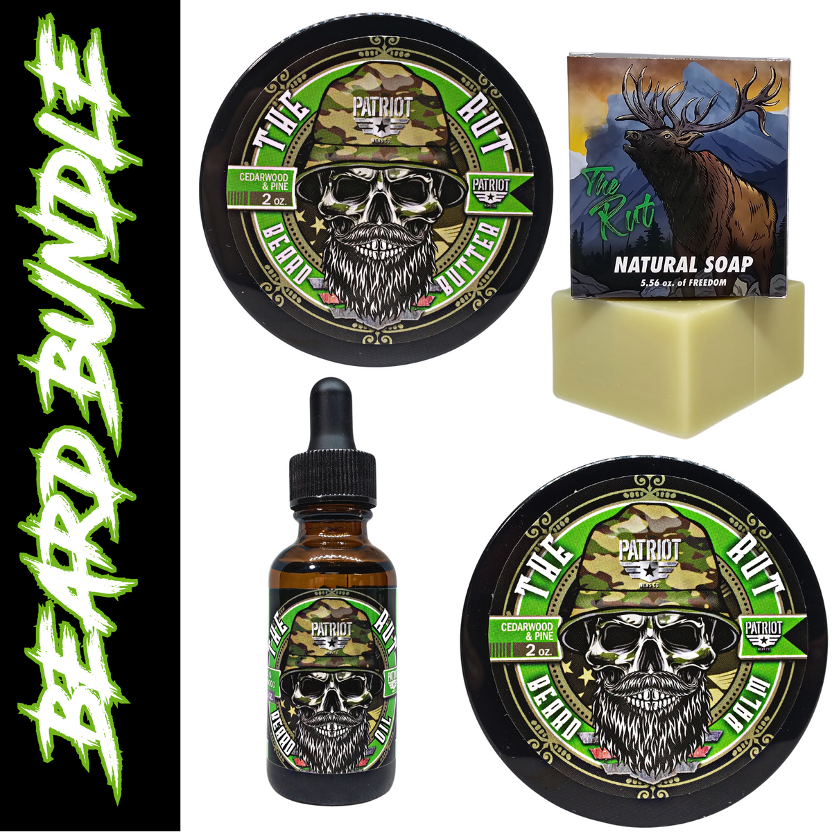 The Rut Beard Bundle Cedarwood and Pine