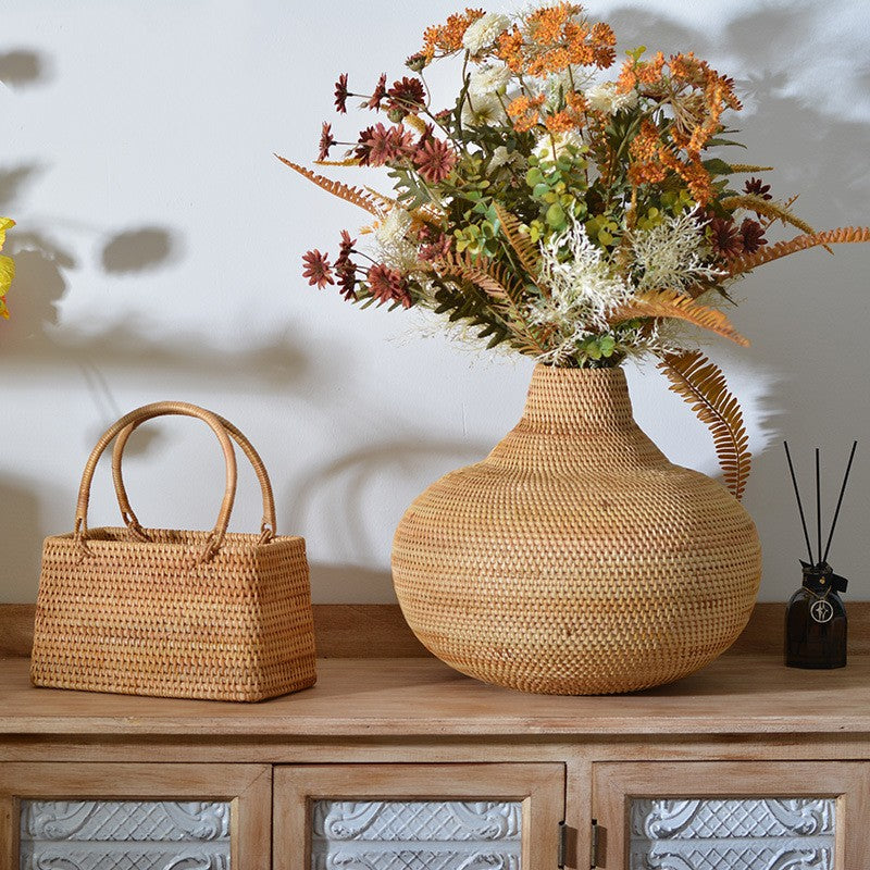 Chinese Vintage-Style Storage Baskets – Nested Decorative Boxes