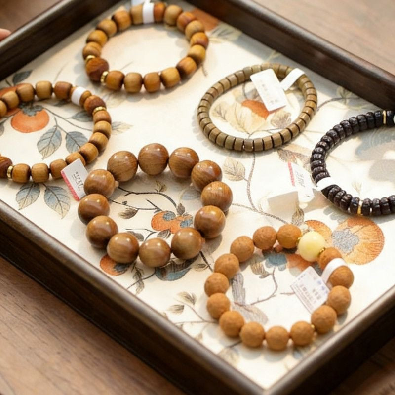 "Shi Shi Ru Yi" Embroidered Jewelry Tray – Wealth-Attracting Dresser Vanity Dish (20 × 30 cm)