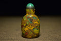 Chinese Classic Natural Agate Snuff Bottle – Carved Exquisite Patterns