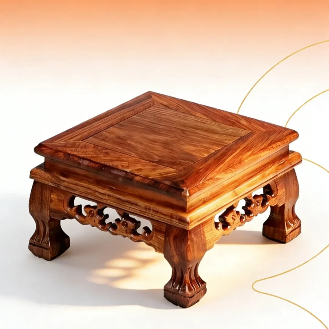 Solid Display Stand Base Wooden Pedestal for Figurines Vase Bonsai Home Wedding Decor Display