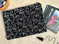 Cats Tarot Card Bag - Tarot Deck Storage Bag - Witchy Bag