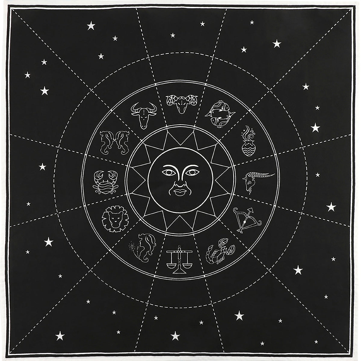 Zodiac Grid Altar Cloth