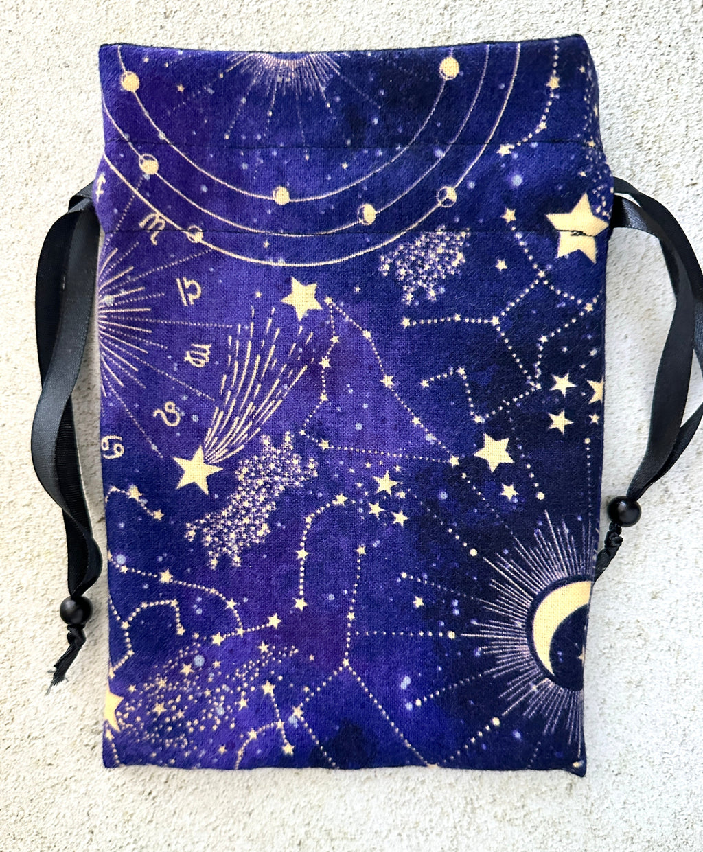 Purple Constellation Tarot Card Bag – Witchy Gift for Tarot Readers & Astrology Lovers