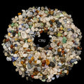 Tumbled Mixed Gemstone Chips (8mm ) (1 Pound)