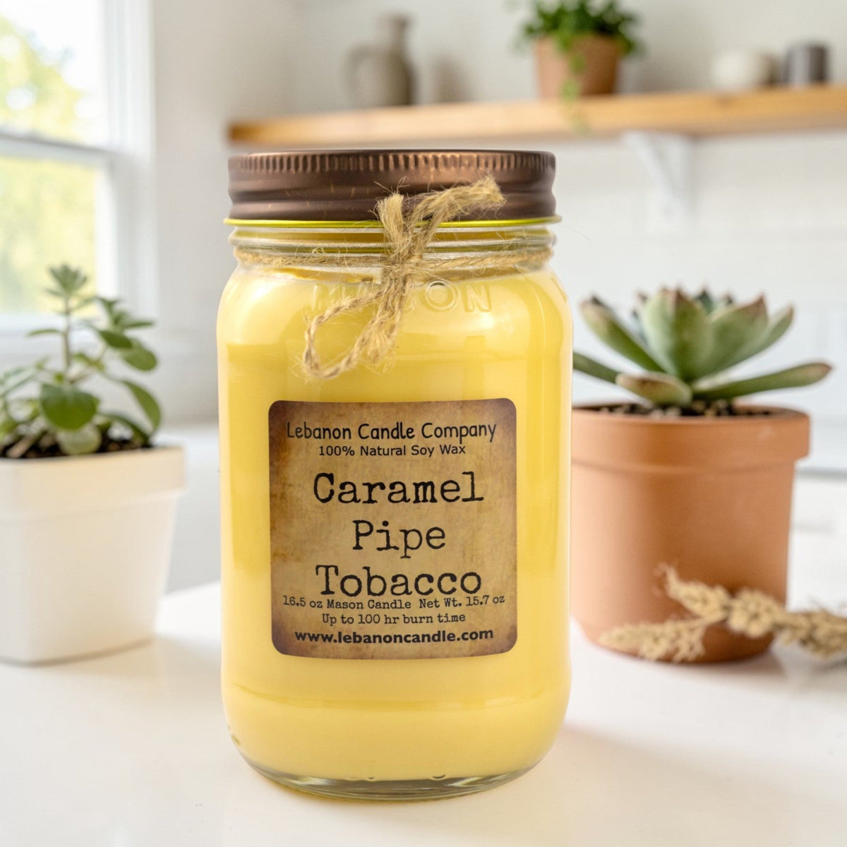 Caramel Pipe Tobacco Candle