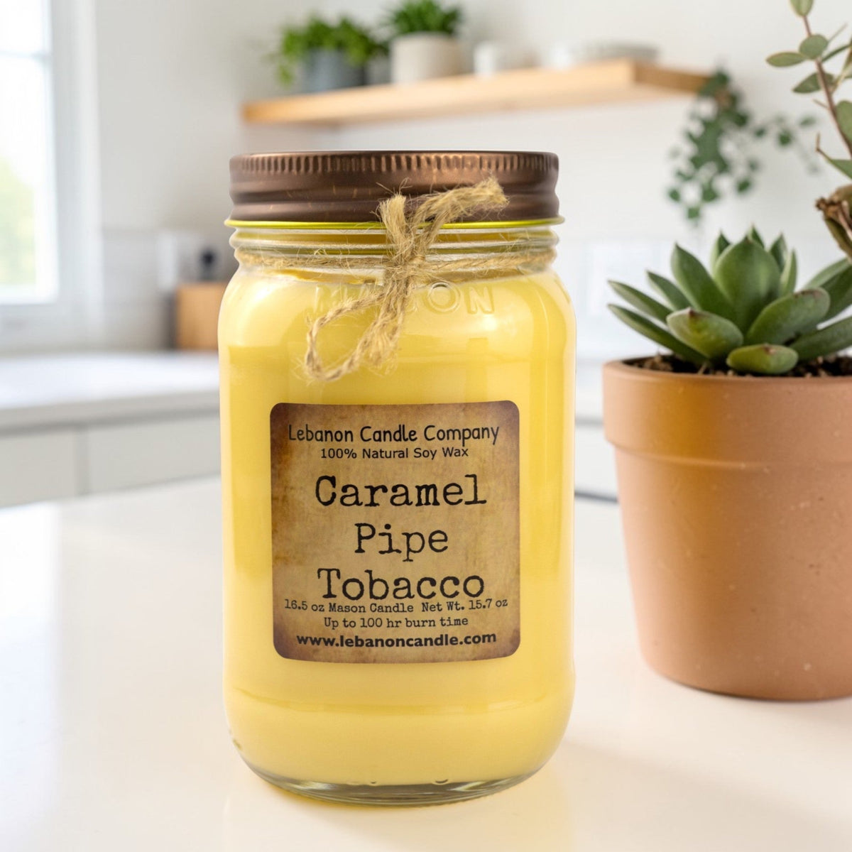 Caramel Pipe Tobacco Candle