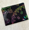 Rainbow Paisley Tarot Bag Zipper Pouch – Witchy Gift for Tarot & Oracle Card Readers