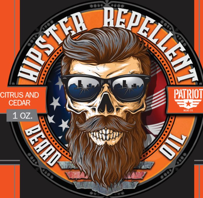 Hipster Repellent  1oz Natural Beard Oil Citrus and Cedar