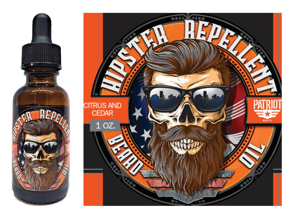 Hipster Repellent  1oz Natural Beard Oil Citrus and Cedar