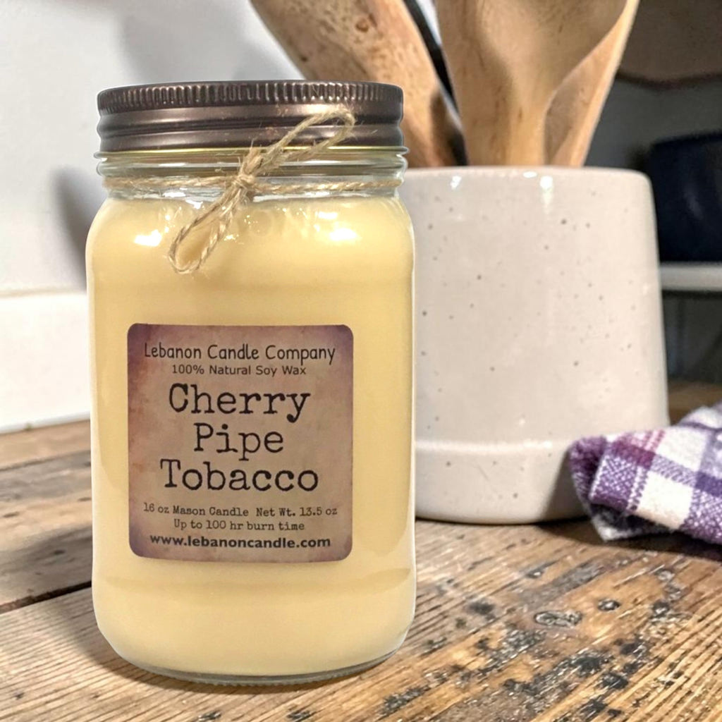 Cherry Pipe Tobacco Candle