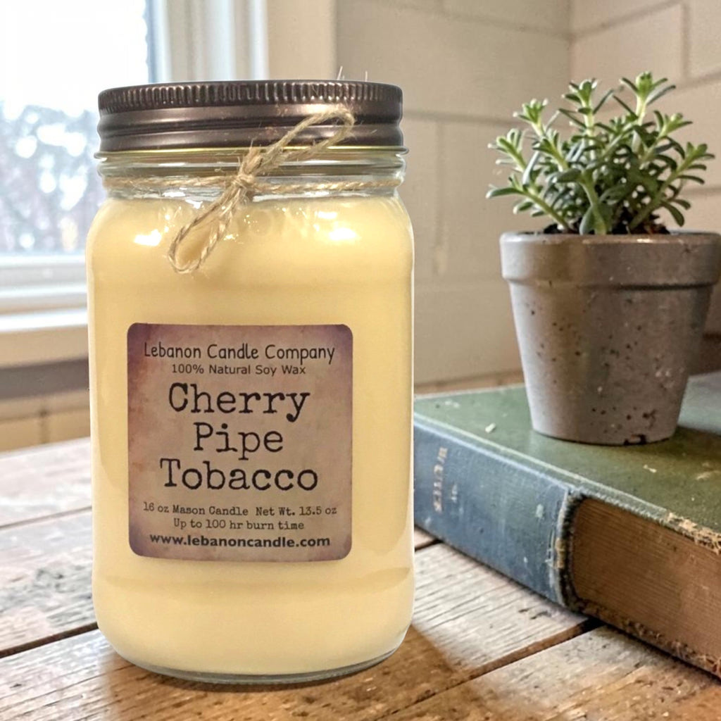 Cherry Pipe Tobacco Candle