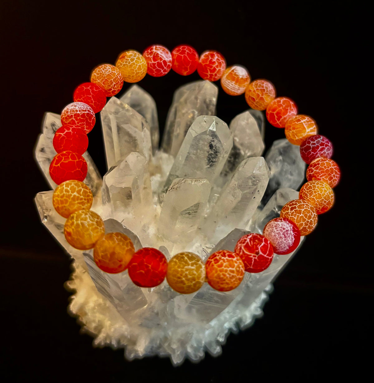 Fire Agate Bracelets - The “Return to Sender” Stone (4 Wicked Fabulous Colors!)