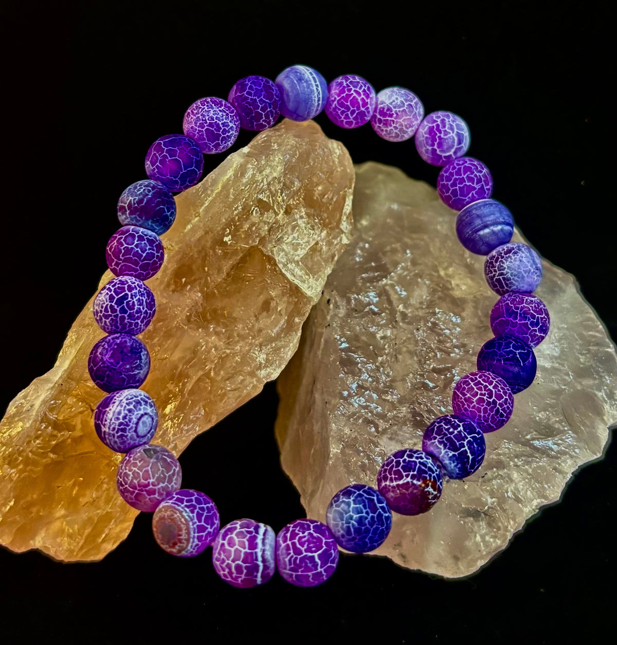 Fire Agate Bracelets - The “Return to Sender” Stone (4 Wicked Fabulous Colors!)