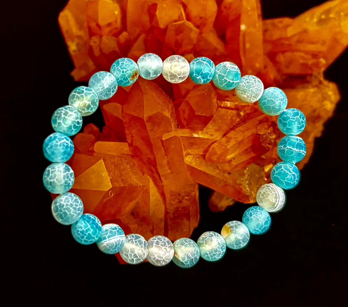 Fire Agate Bracelets - The “Return to Sender” Stone (4 Wicked Fabulous Colors!)
