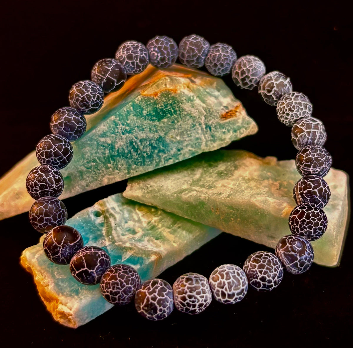 Fire Agate Bracelets - The “Return to Sender” Stone (4 Wicked Fabulous Colors!)