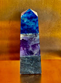 The Mindful Sanctuary Mini-Tower | Sodalite, Amethyst & Aventurine Anxiety Support Pillar