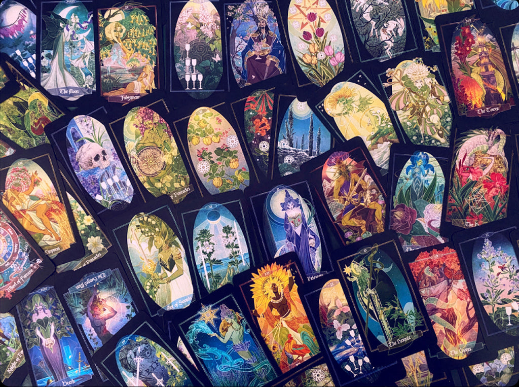 **NEW** Children of Ostara tarot card deck & book set- LIMITED GOLD EDITION