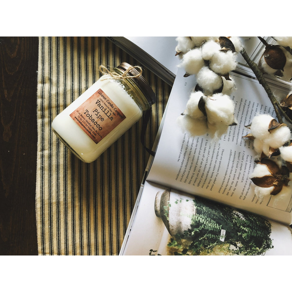 Vanilla Pipe Tobacco Candle