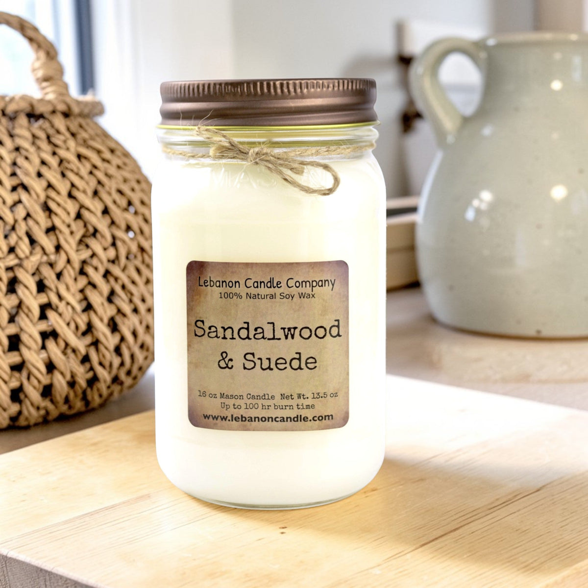 Sandalwood & Suede Candle