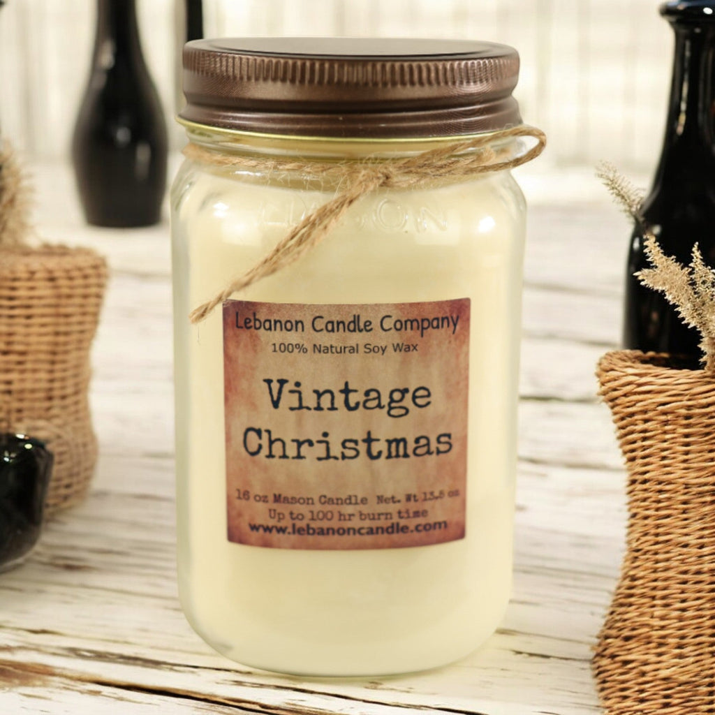 Vintage Christmas Candle
