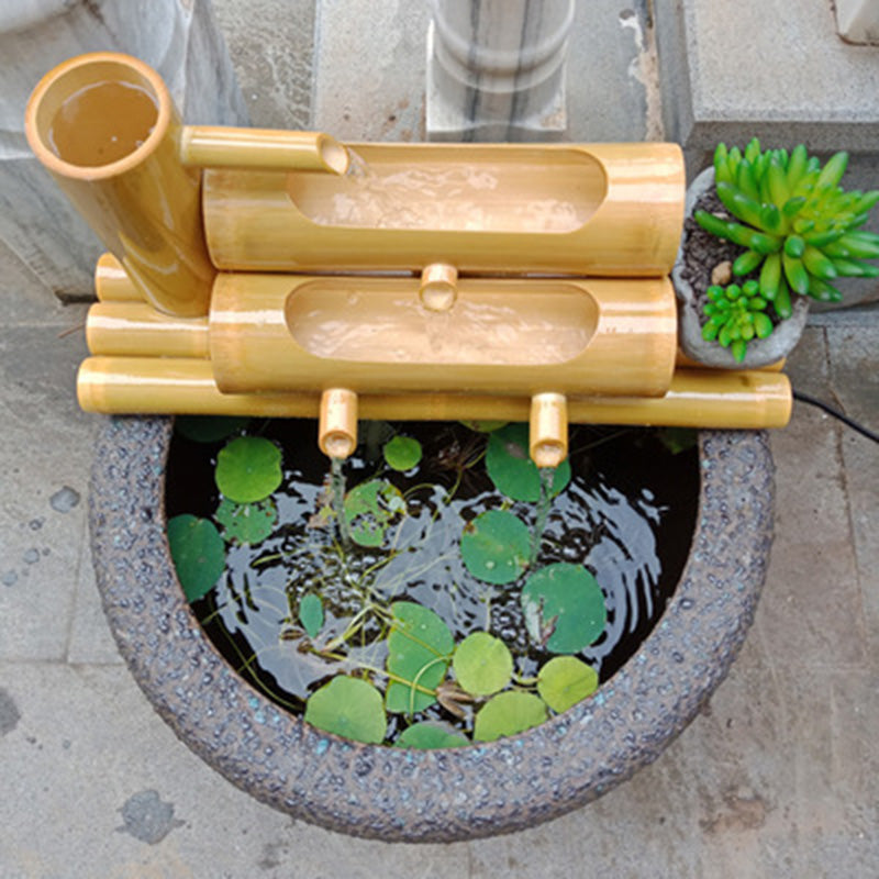 Handcrafted Bamboo Water Spout – DIY Zen Fountain Kit