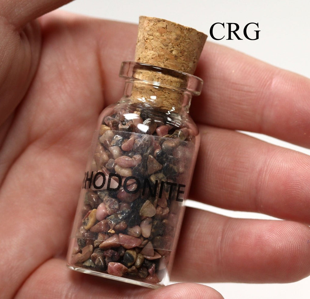 Assorted Gemstone Chip Bottles (75 Pieces)(5 Sets Of 15) Bulk Wholesale Lot Mixed Crystals Minerals