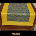 Tibetan Ethnic Style Brocade Tablecloth Home Interior Buddhist Hall Decoration Copy Scripture Cushion Cloth Religious Supplies