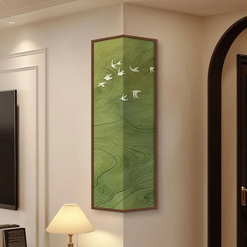 Vintage Double-Sided Corner Canvas Wall Art