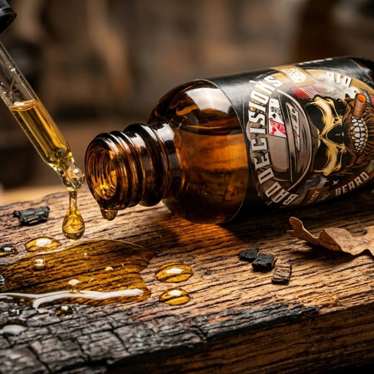 Bad Decisions 1oz Natural Beard Oil Whiskey