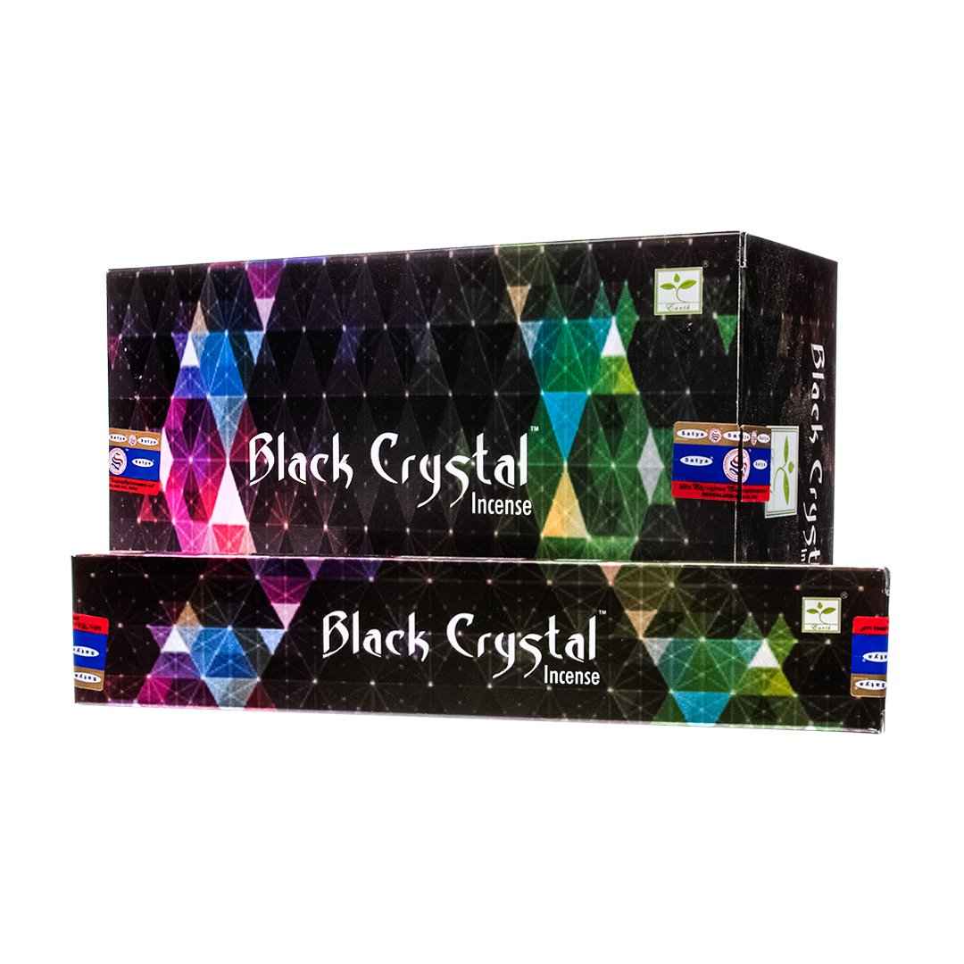Black Crystal Incense Full Box - Satya