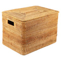 Handmade Vietnamese Rattan Storage Basket – Natural Organizer