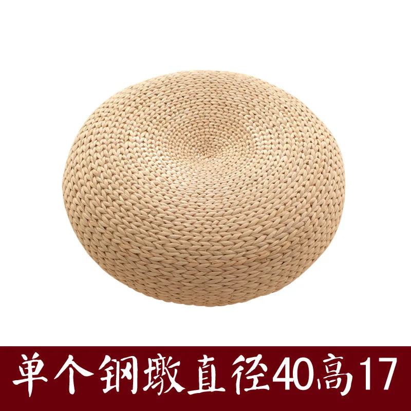 Japanese Living Room Coffee Desk Handmade Grass Weaving Tea Table Bay Window Balcony Rectangular Rattan Straw Low Kang Tables