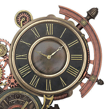 Steampunk Astrolabe Wall Clock