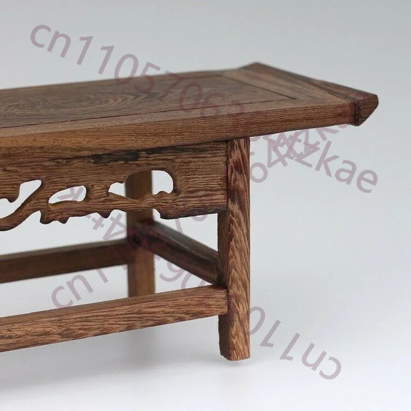 Traditional Style Shelf Wood Display Stand Altar
