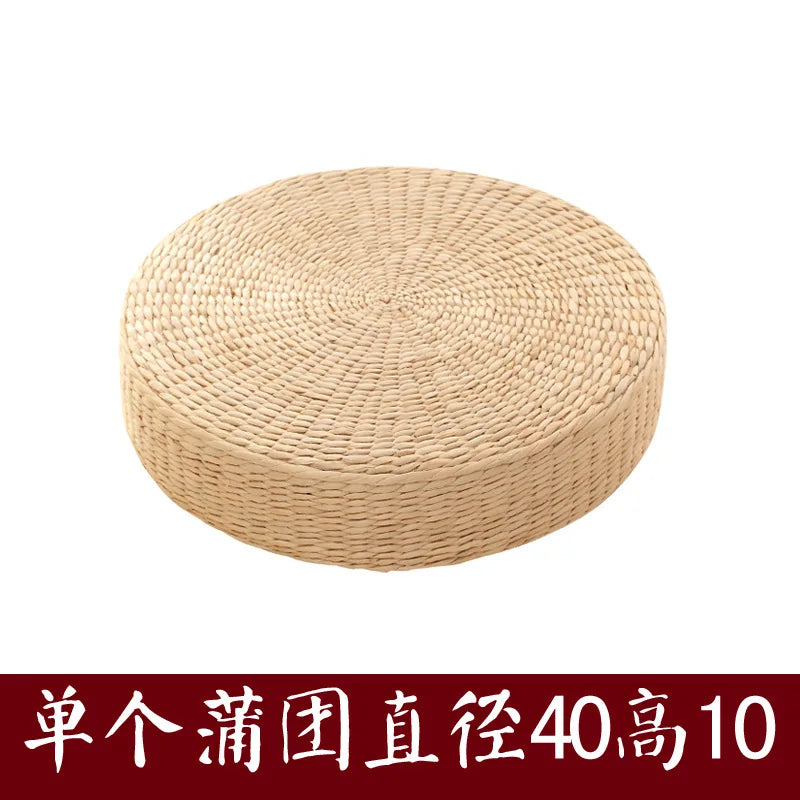 Japanese Living Room Coffee Desk Handmade Grass Weaving Tea Table Bay Window Balcony Rectangular Rattan Straw Low Kang Tables