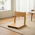Bamboo Folding Floor Chair with Backrest – Japanese-Inspired Low-Profile Seat
