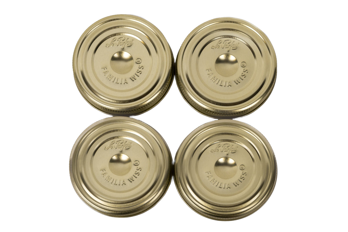 Le Parfait Familia Wiss Screw Bands, Replacement Rings for Terrine Jars